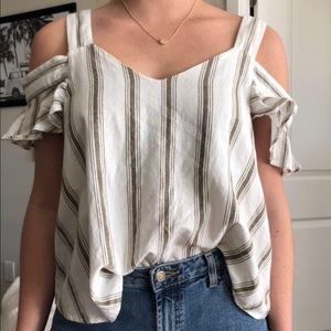 Topshop Cold shoulder shirt!!